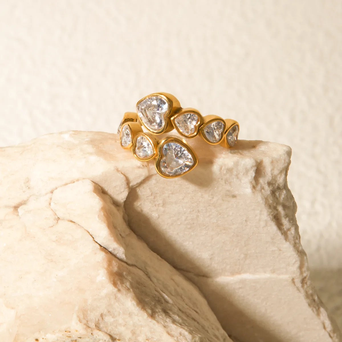 Royal Crystal Statement Ring